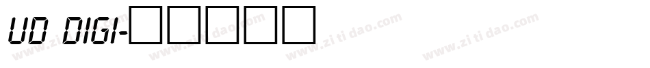 UD Digi字体转换